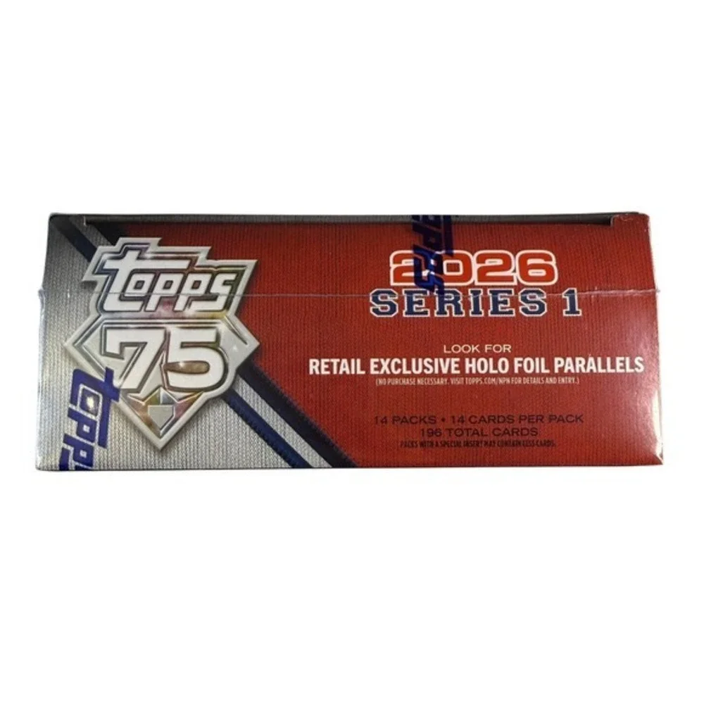 2026 Topps Series 1 Baseball Mega Box Factory Sealed 196 Cards MLB New - Picture 4 of 4